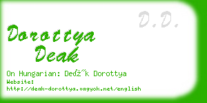 dorottya deak business card